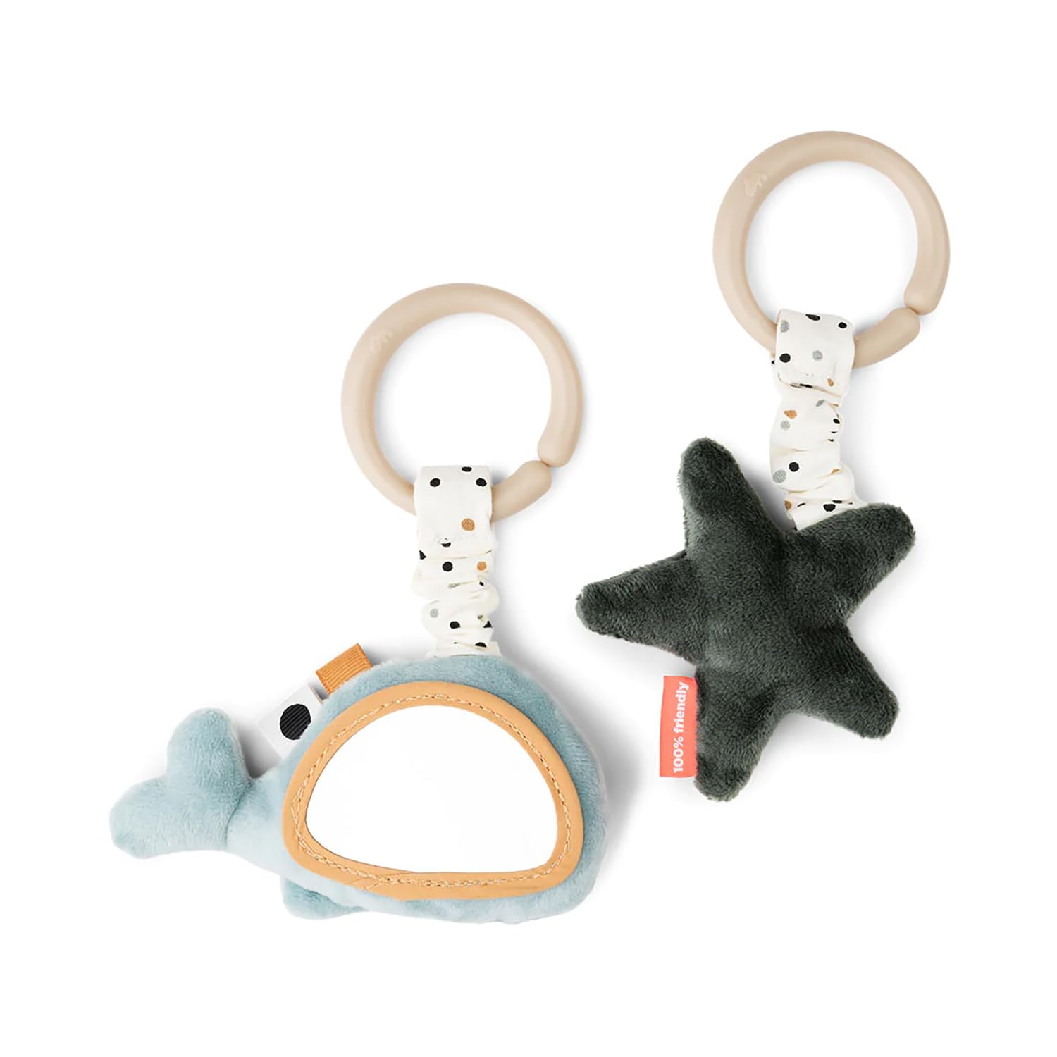 Игрушка Done by Deer Activity Подвесная Набор из 2 Wally Синий, фото №3