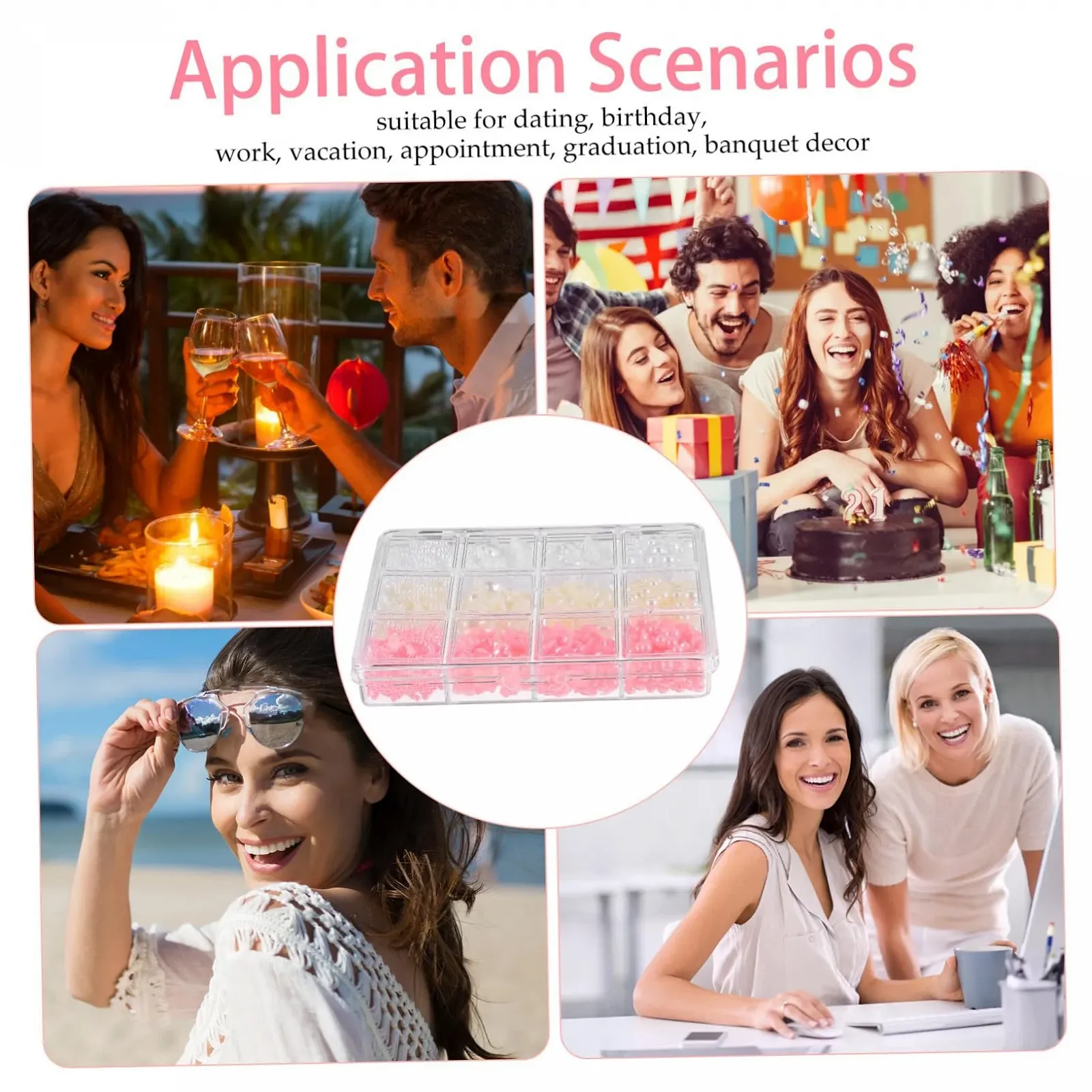 Перлинні Аксесуари для манікюру, фото №7