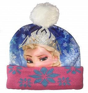Зимняя шапка Disney Frozen для девочек (52, Розовая) - Фото 1