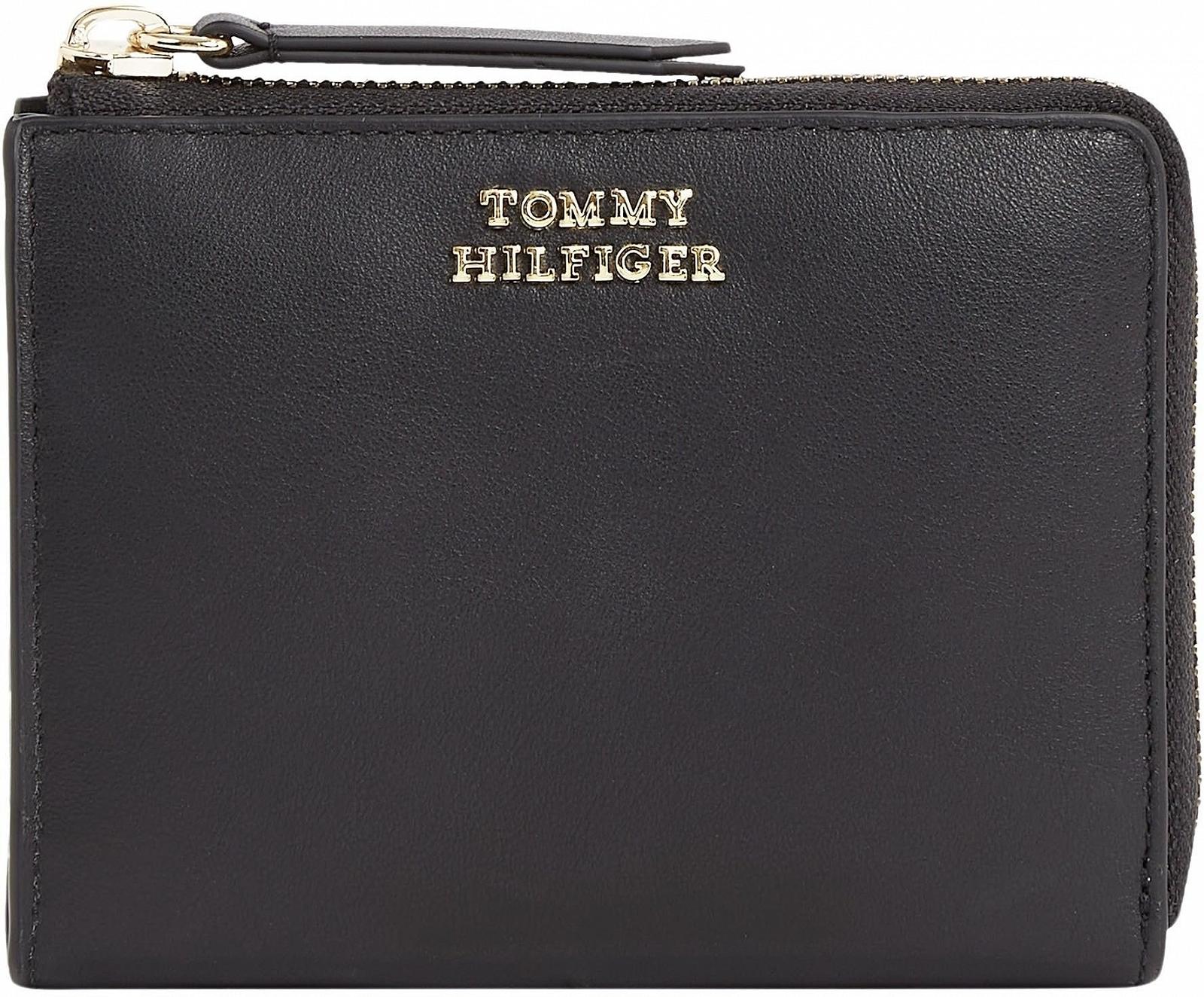 Кошелек Tommy Hilfiger Hilfiger Med Za Женский Кожаный, Маленький, Черный, One Size, фото №1