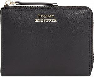 Кошелек Tommy Hilfiger Hilfiger Med Za Женский Кожаный, Маленький, Черный, One Size - Фото 1