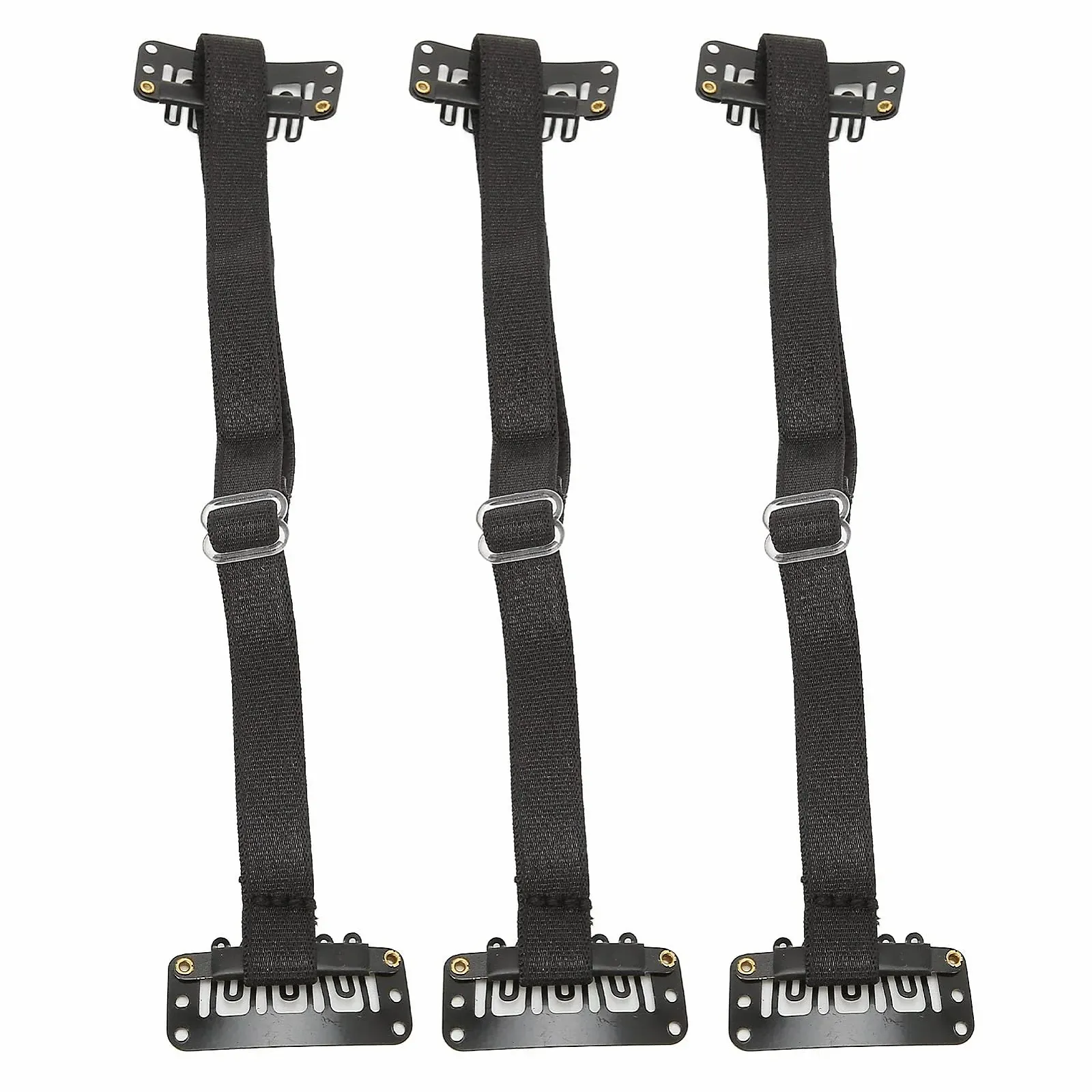 Стрічка для підтяжки обличчя Пачка з 3 багаторазових еластичних стрічок з кліпсами, фото №4