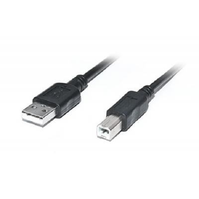 Кабель для принтера USB2.0 AM/BM 3.0m Pro black REAL-EL EL123500027, фото №1