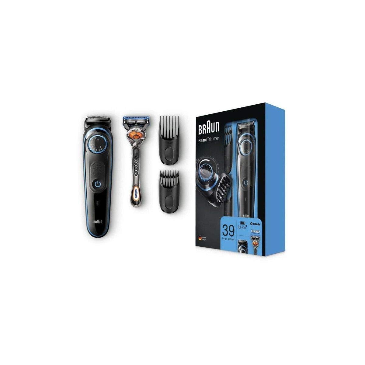 Тример Braun BT5040 Борода + 2 насадки для гребеня + бритва Gillette Fusion5 ProGlide, фото №3