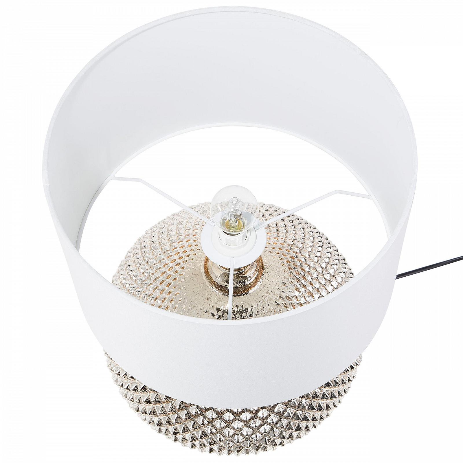 Настільна лампа Beliani Madon скляна Золотий, фото №6