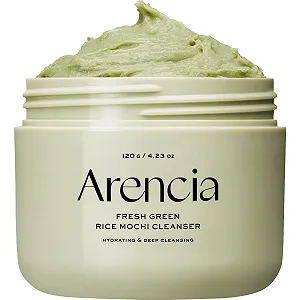 Очищающее средство для лица Arencia Korean Rice Mochi Foaming Gentle Exfoliating All in One Deep Cleansing Moisturizing Pore Minimizing Remove Blackheads 120 г - Фото 1