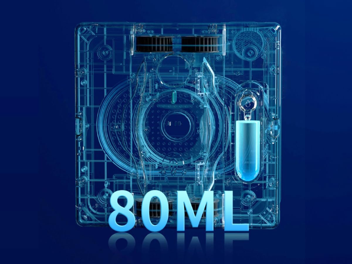Робот для мойки окон Hutt W8 с 2-сторонней системой распыления резервуар 80 мл, мощность всасывания до 3800 Па, фото №5
