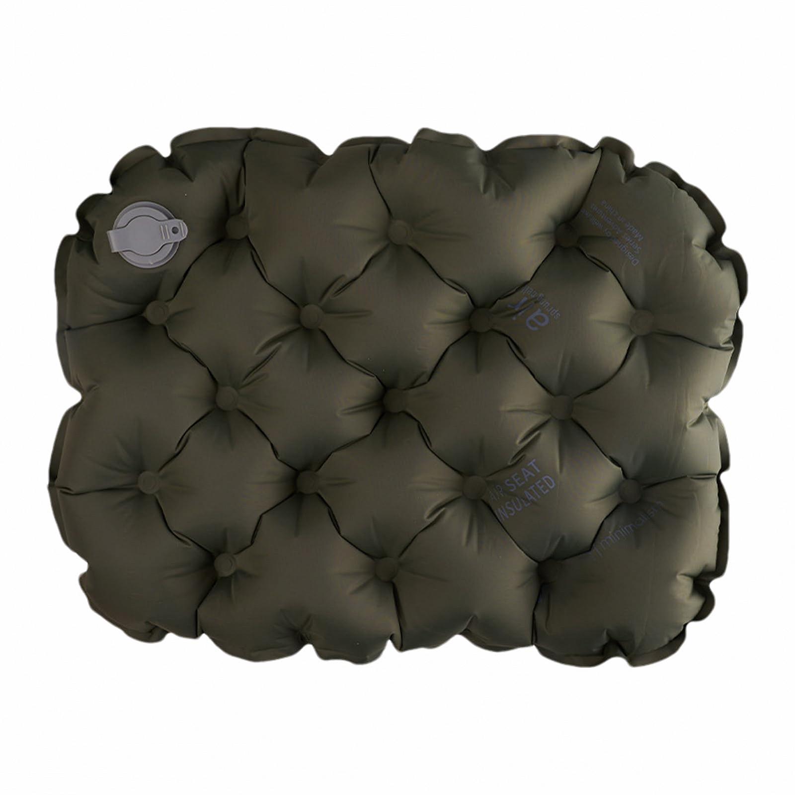 Надувная подушка Foldable Travel Seat Cushion Portable Air Cushion Водонепроницаемое сиденье для скамейки, кемпинга, фото №1