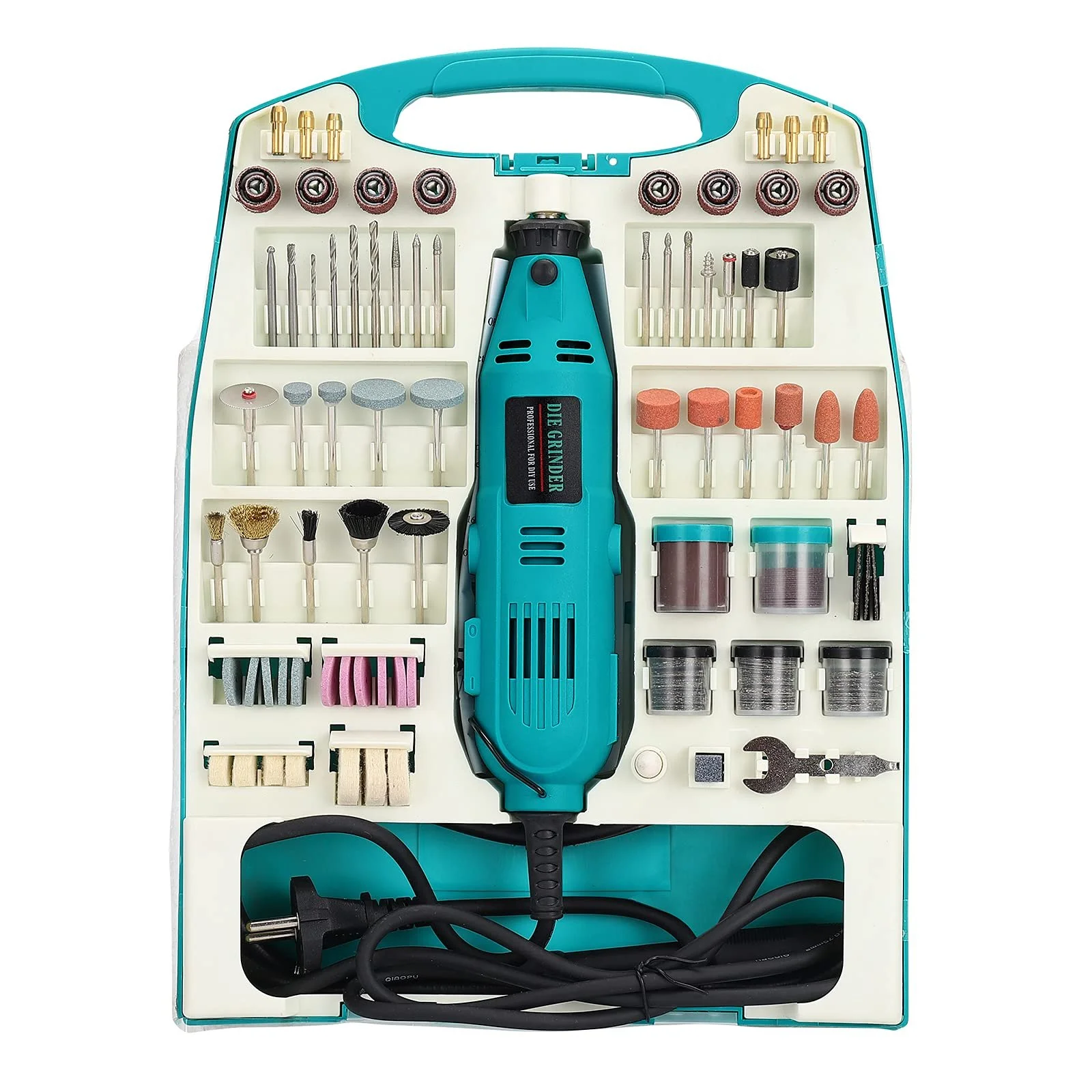 Набор Aufun Mini Grinder с аксессуарами, 226 шт., Мини-шлифовальная машина с кейсом для ручной работы и DIY Энтузиастов, фото №1