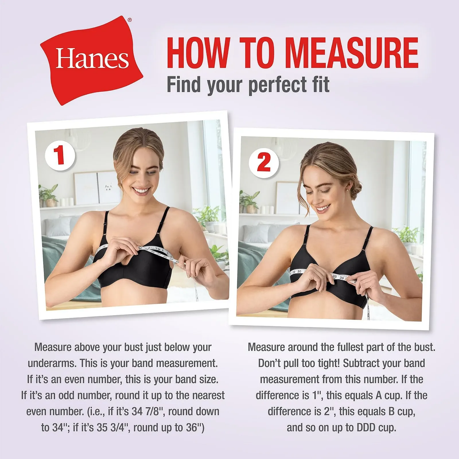 Бюстгальтер Hanes Women's Padded з ущільненими чашками, фото №8