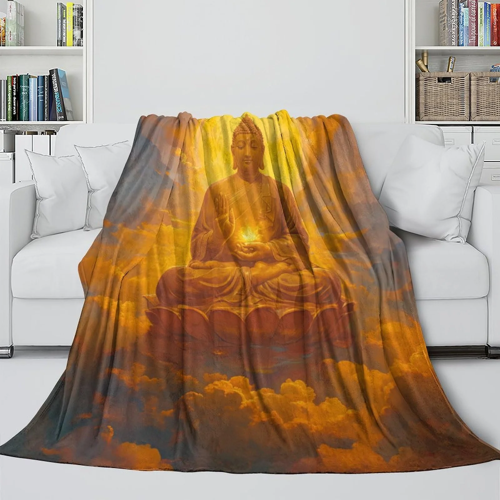 Покривало Golden Buddha М'яка Пухнаста Тепла Флісова, фото №4