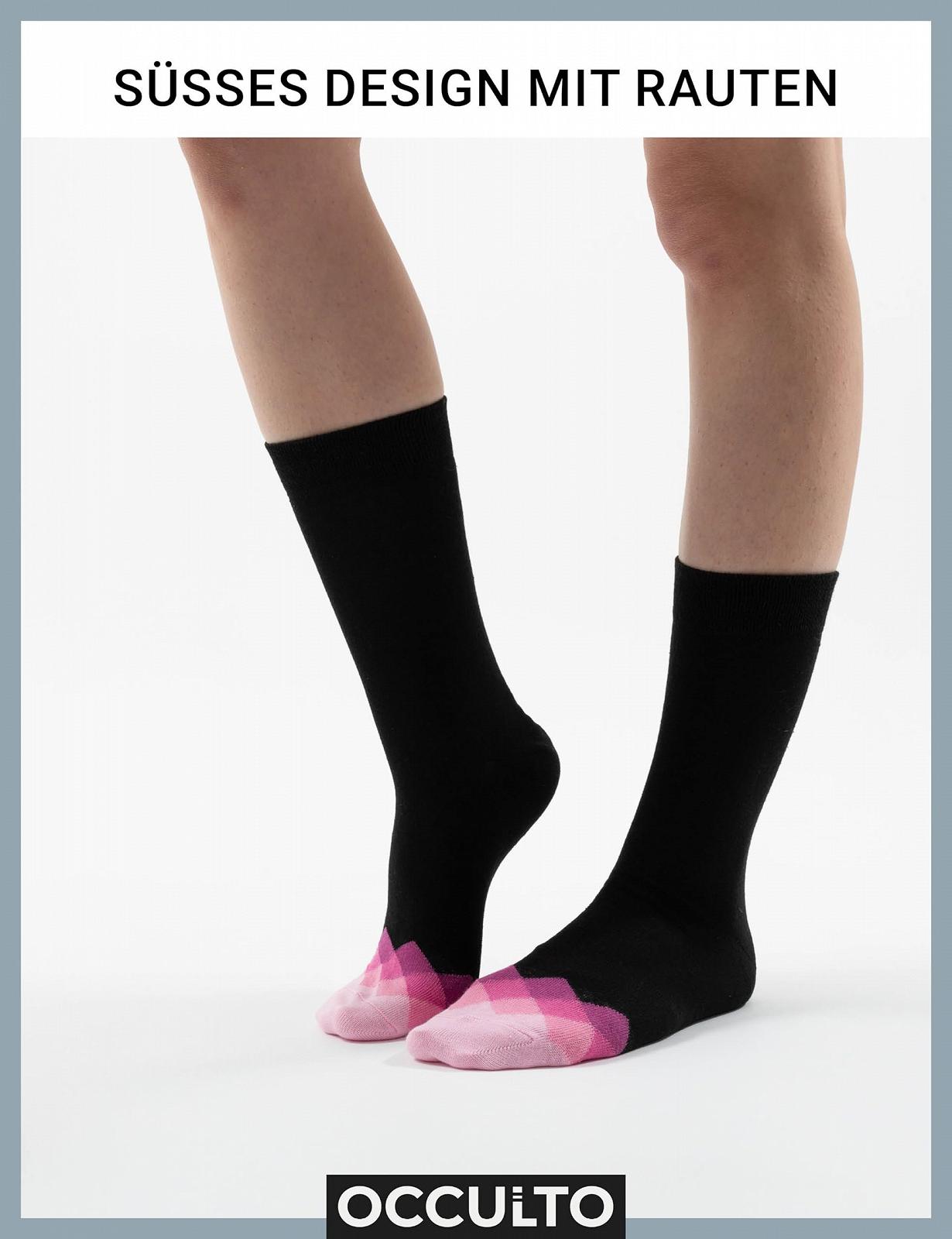 Носки Occulto Женские Разноцветные Набор из 10 (Модель: Evelin), фото №2