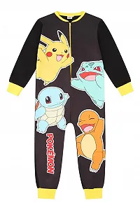 Пижама Флисовая Pokemon Для Мальчиков Черный - Фото 1