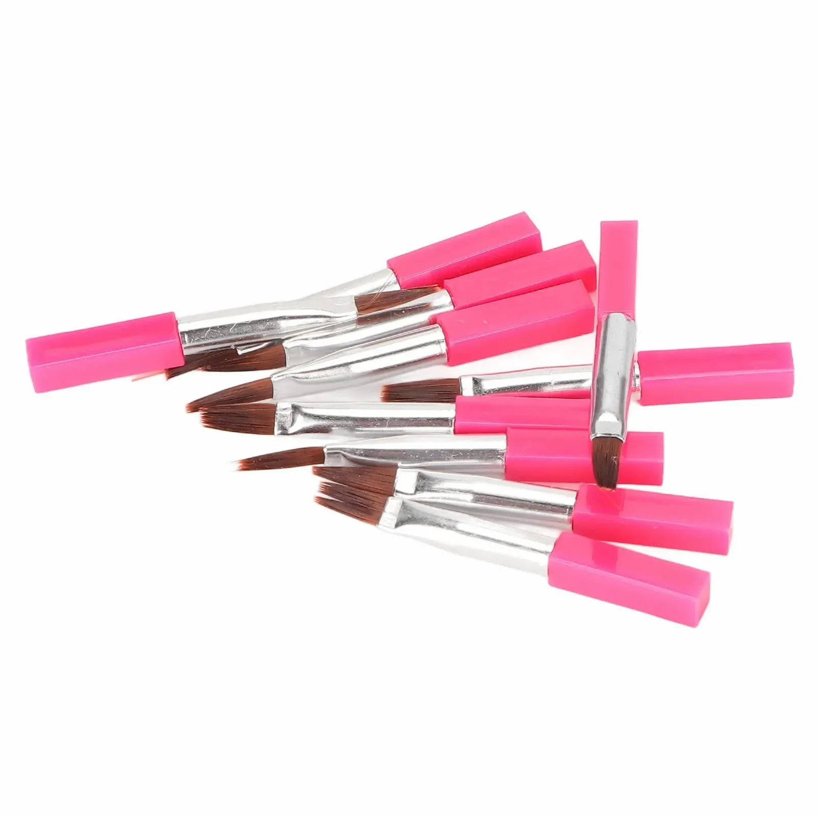 Кисті для підводки очей одноразові 30 штук Рожево-червоні, фото №4