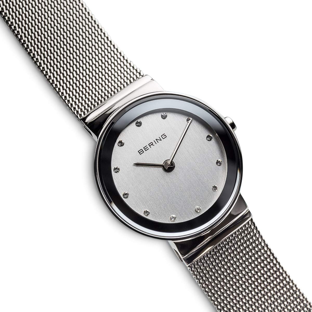 Женские аналоговые кварцевые часы Bering 10126-309 со стальным ремешком, фото №3