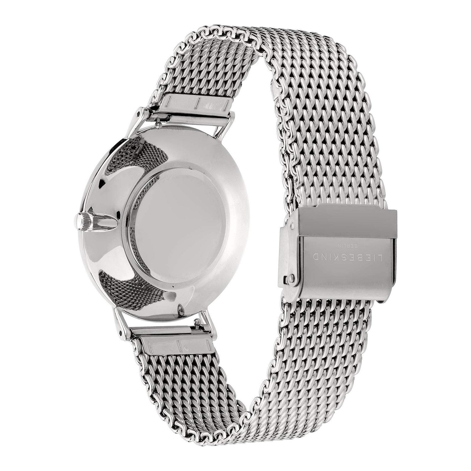 Часы Liebeskind Berlin Женские Аналоговые Кварцевые с Серебряным Ремешком из Нержавеющей Стали, фото №4 Часы Liebeskind Berlin Женские Аналоговые Кварцевые с Серебряным Ремешком из Нержавеющей Стали, фото №4