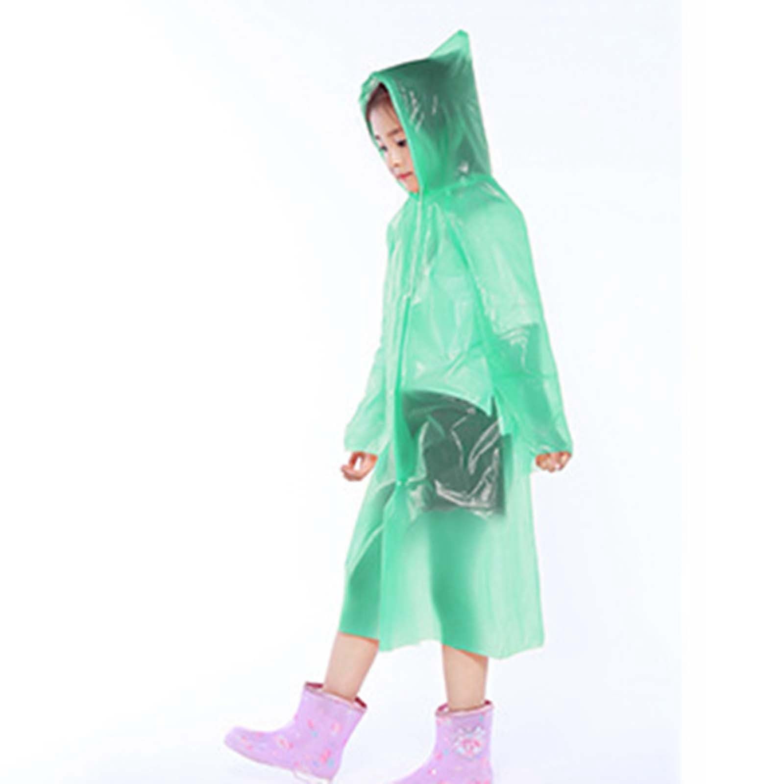 Детская Дождевая Куртка Длинная с Капюшоном Softshell Wandern Для Дождя И Слякоти, фото №3