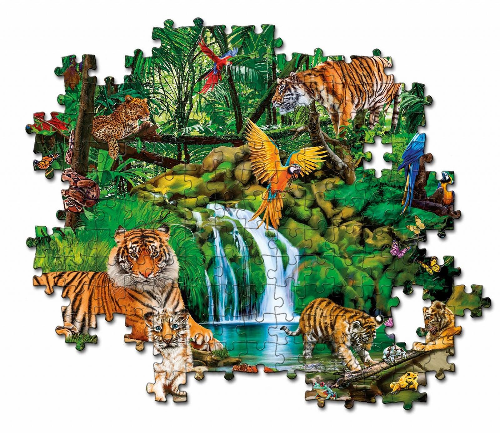 Пазл Clementoni Supercolor The Jungle Retreat 21721 300 деталей 48.5 x 33.5 см, фото №4 Пазл Clementoni Supercolor The Jungle Retreat 21721 300 деталей 48.5 x 33.5 см, фото №4