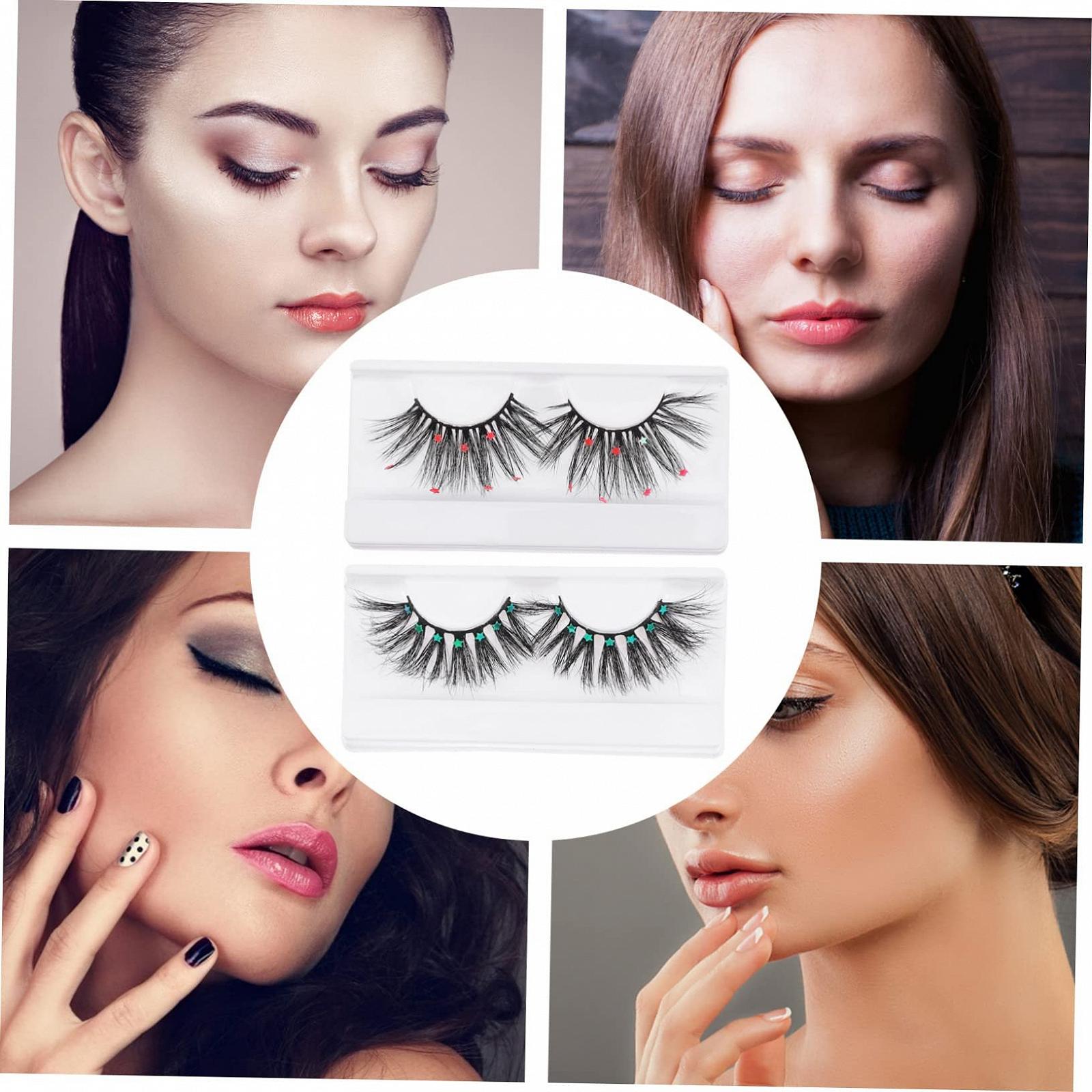 Пара Angoily об'ємних штучних вій 3D європейських і американських, фото №6 Пара Angoily об'ємних штучних вій 3D європейських і американських, фото №6