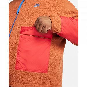Джемпер Nikeens Fleece Full-Zip Jacket Orange M synthetic.ua - Фото 1