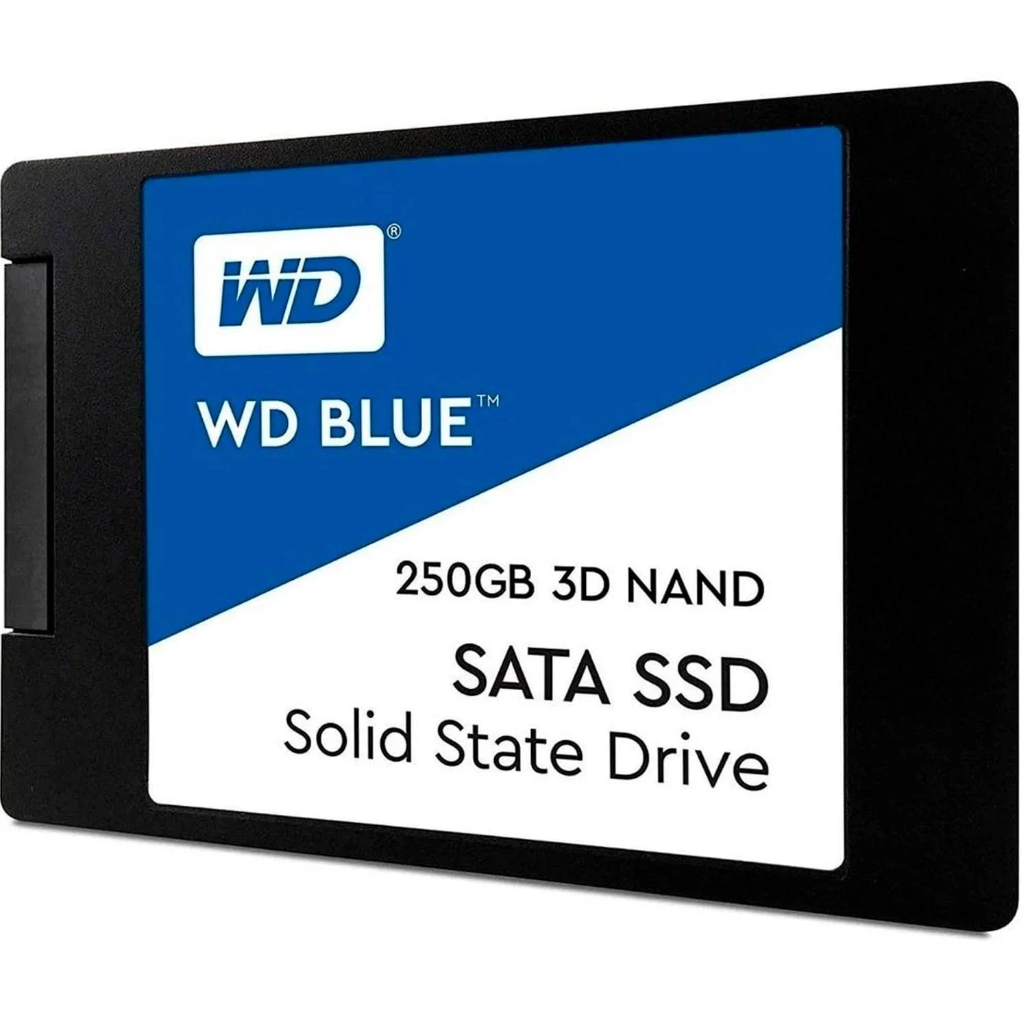 Внутрішній SSD Western Digital WD Blue 3D NAND 250GB 2.5 дюйма Синій, фото №2
