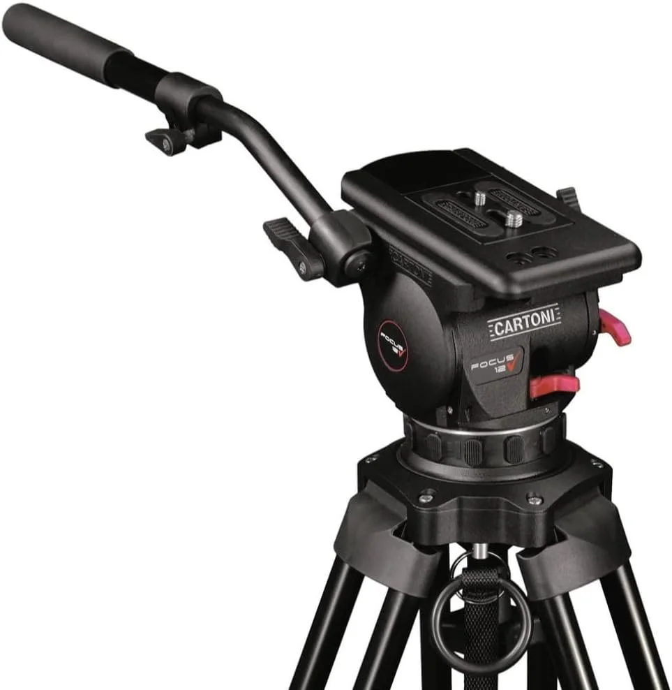 Головка для штативу CARTONI FOCUS 12 (HF1200) Чорний, фото №3 Головка для штативу CARTONI FOCUS 12 (HF1200) Чорний, фото №3