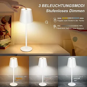 Настільна лампа LED Wireless Touch USB-C Dimmable IP54 2 шт. synthetic.ua - Фото 1