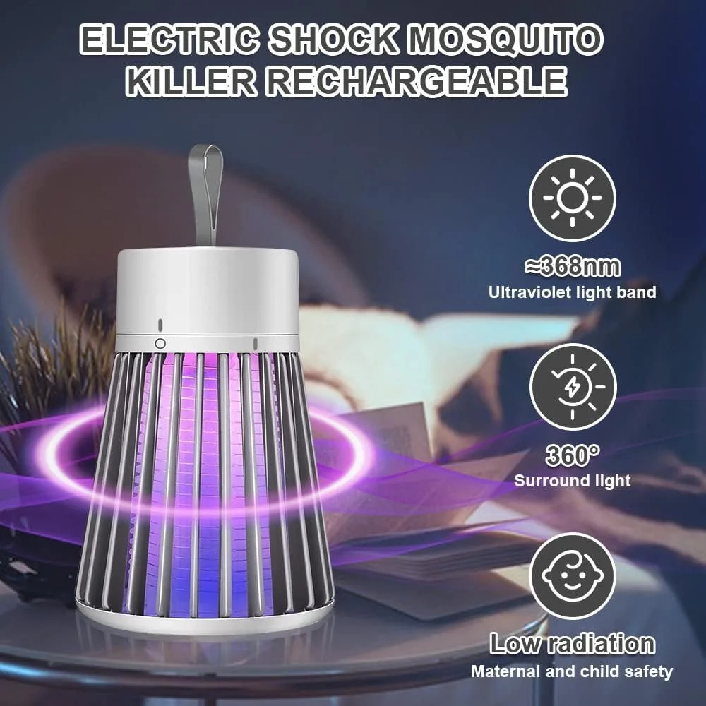 Электрический уничтожитель насекомых Mosquito Trap USB Аккумуляторный Портативный, фото №2
