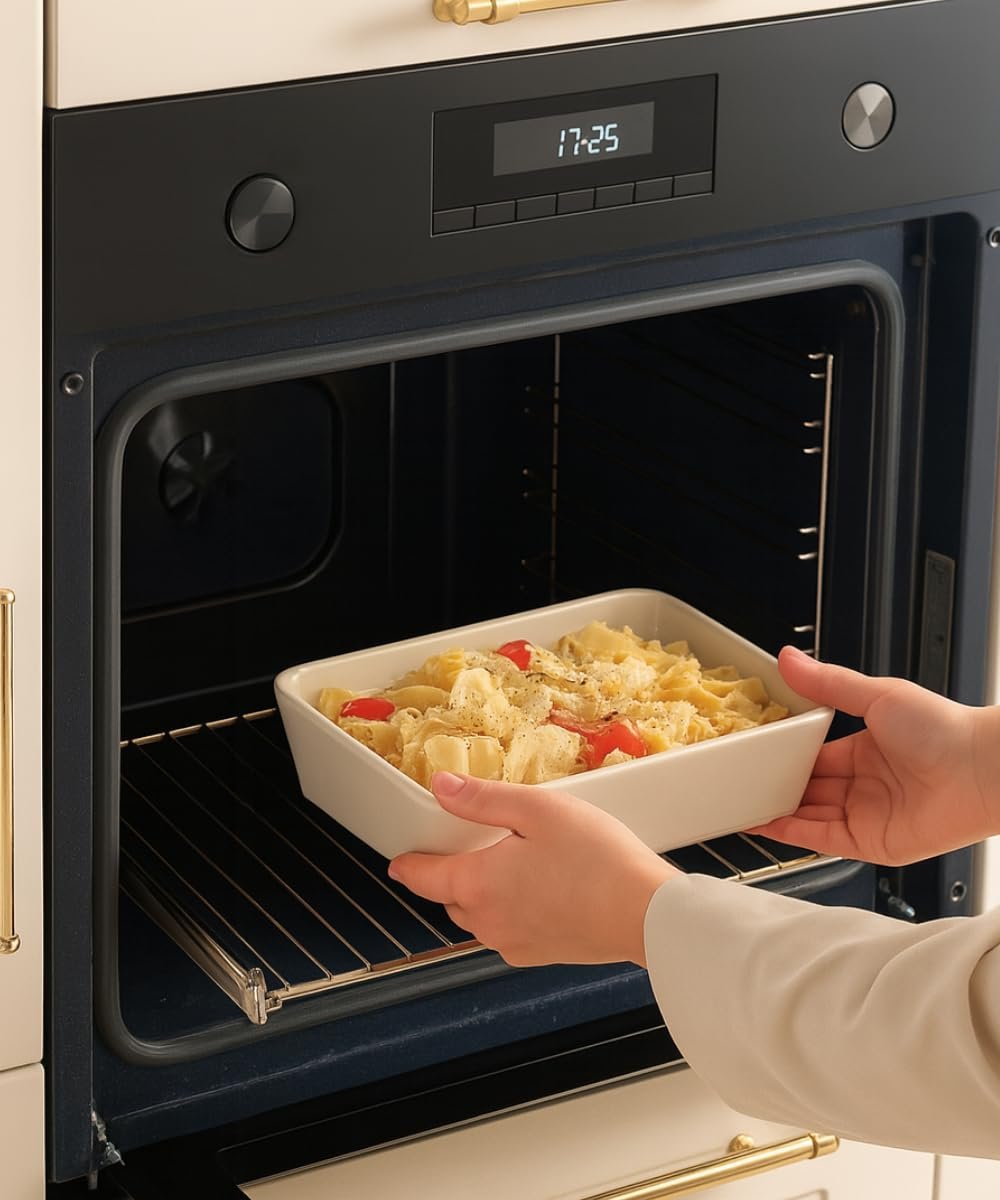 Скляні контейнери для зберігання продуктів Zoha Набір 8 штук BPA Free Герметичні Прозорий/Бежевий, фото №3