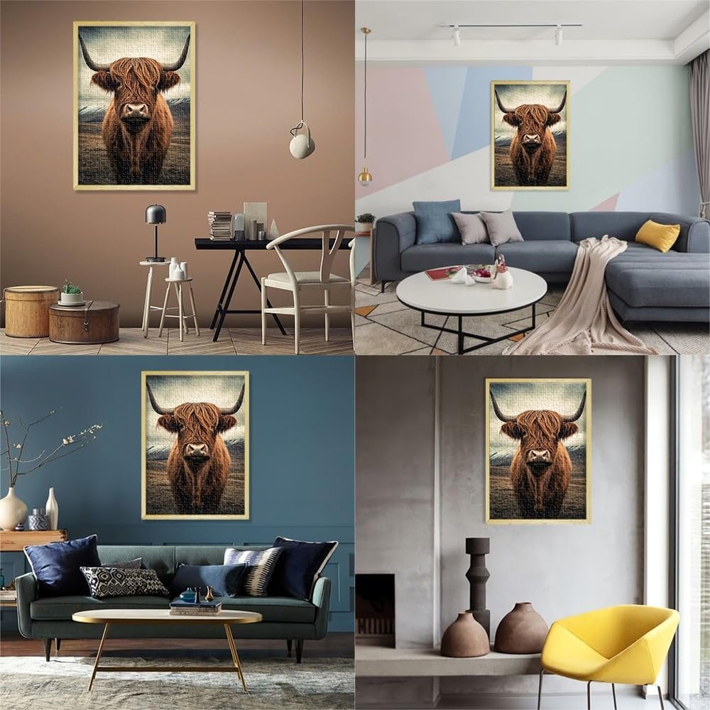 Пазл Highland Cattle 1000 деталей 38 x 26 см, фото №6