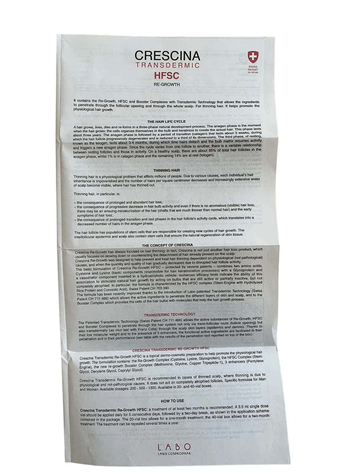 Засіб для росту волосся Crescina HFSC для стоншеного волосся, шкіри голови для жінок, 20 ампул (200 - прогресуюче випадіння волосся), фото №5 Засіб для росту волосся Crescina HFSC для стоншеного волосся, шкіри голови для жінок, 20 ампул (200 - прогресуюче випадіння волосся), фото №5