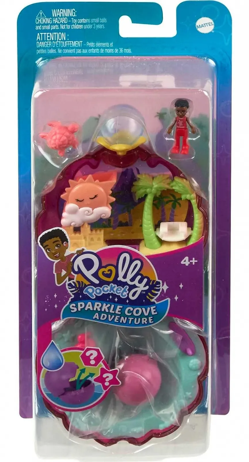 Игровой набор Polly Pocket Блестящий Пляж, фото №6 Игровой набор Polly Pocket Блестящий Пляж, фото №6