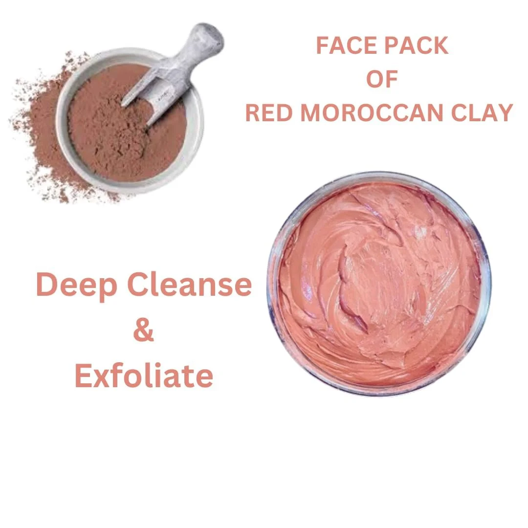 Маска для обличчя AATMANA Red Moroccan Clay, для пружності шкіри, 250 грам, фото №7