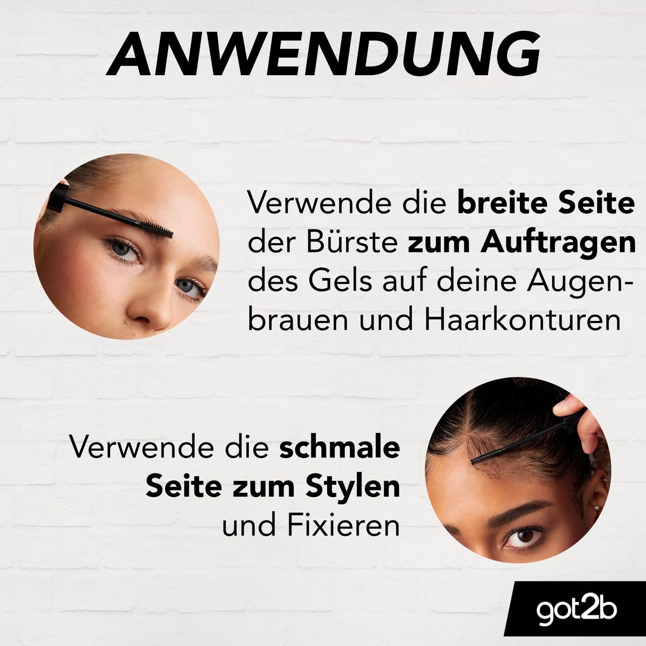 Набір Syoss для брів Eyebrow Colour 6-1 Темний блонд рівень 3 (17 мл) Тривалий результат та клей got2b для брів та країв Водостійкий (16 мл) Захист від поту та води до 24 годин, фото №5