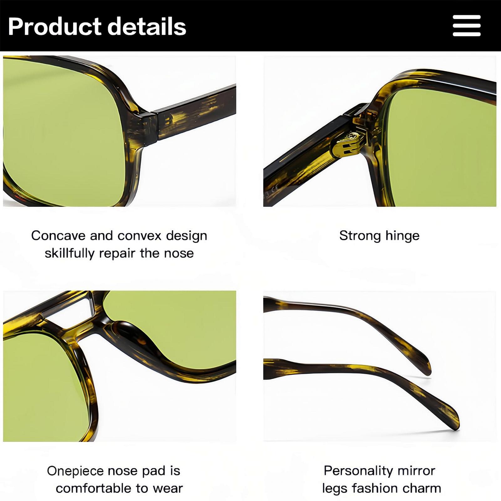 Вінтажні сонцезахисні окуляри RUNHUIS 70-х років, жіночі, чоловічі, ретро, фото №7