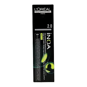 Стійка фарба для волосся L'Oreal Professionnel Paris Inoa № 2.0 60 г - Фото 1