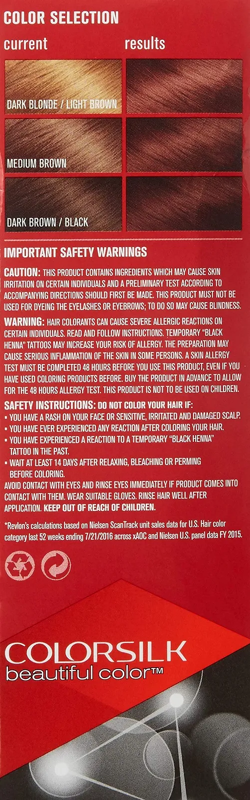 Краска для волос Revlon Colorsilk Permanent Dark Brown (3 шт. в упаковке), фото №5 Краска для волос Revlon Colorsilk Permanent Dark Brown (3 шт. в упаковке), фото №5