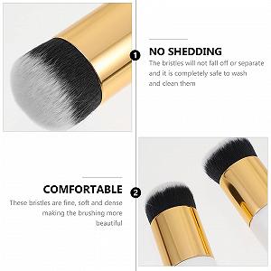 Кисть Для Макияжа Beaupretty Foundation Rougepinsel Профессиональная Foundation Pinsel Puderpinsel Eyeliner Pinsel Дорожный Пластик Конический Набор Белый synthetic.ua - Фото 1