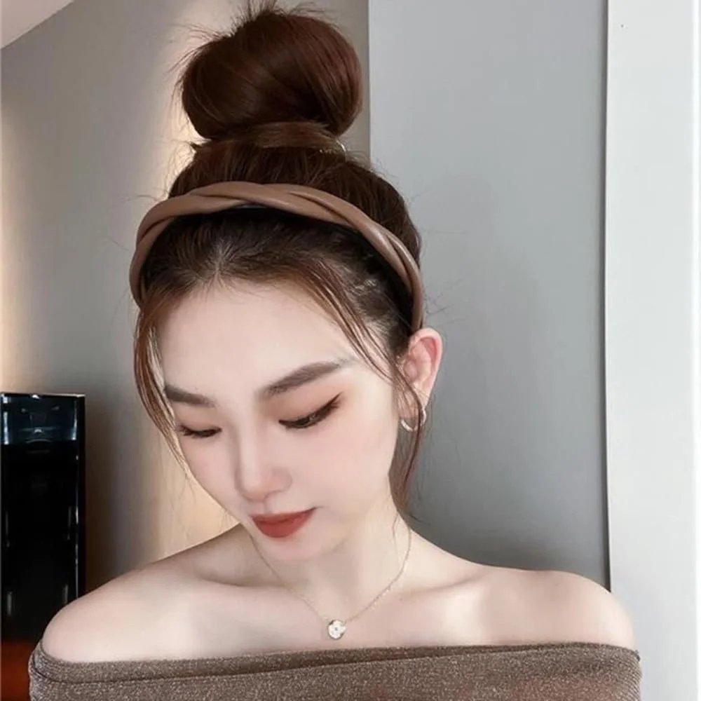 Обруч Шкіряний Плетений Двошаровий, фото №4