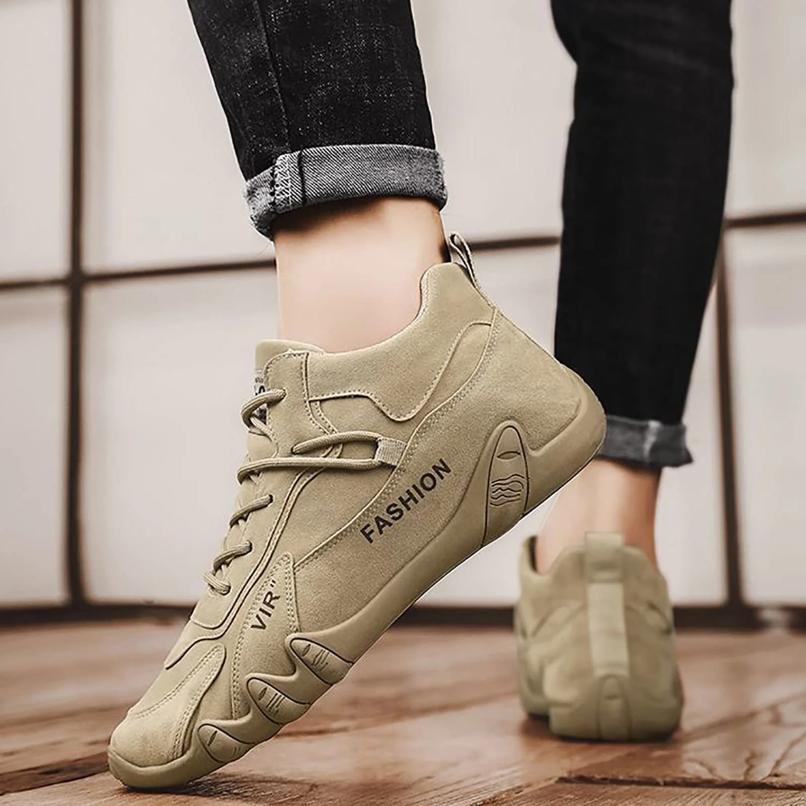 Черевики Barefoot Шкіряні черевики Barefoot LCpddajlspig Водонепроникні, фото №2