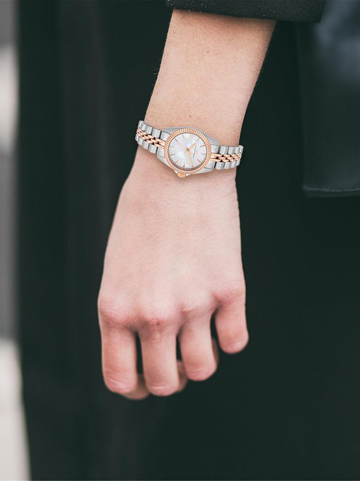 Женские часы Rhodenwald & Söhne 10010366 Кварцевый Аналоговый Японский Механизм Серебристо-Розовое Золото, фото №6 Женские часы Rhodenwald & Söhne 10010366 Кварцевый Аналоговый Японский Механизм Серебристо-Розовое Золото, фото №6