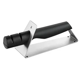 Точило для ножів WMF Gourmet з керамічними дисками нержавіюча сталь 25 x 9 x 25 см срібляста - Фото 1
