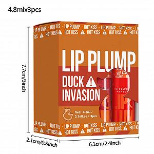 Набор Плампинг Lip Oil Shine увлажняющий блеск для губ с глиттером Прозрачный Инстант Lip Oil Lip Balm Lip Glaze набор для женщин synthetic.ua - Фото 1