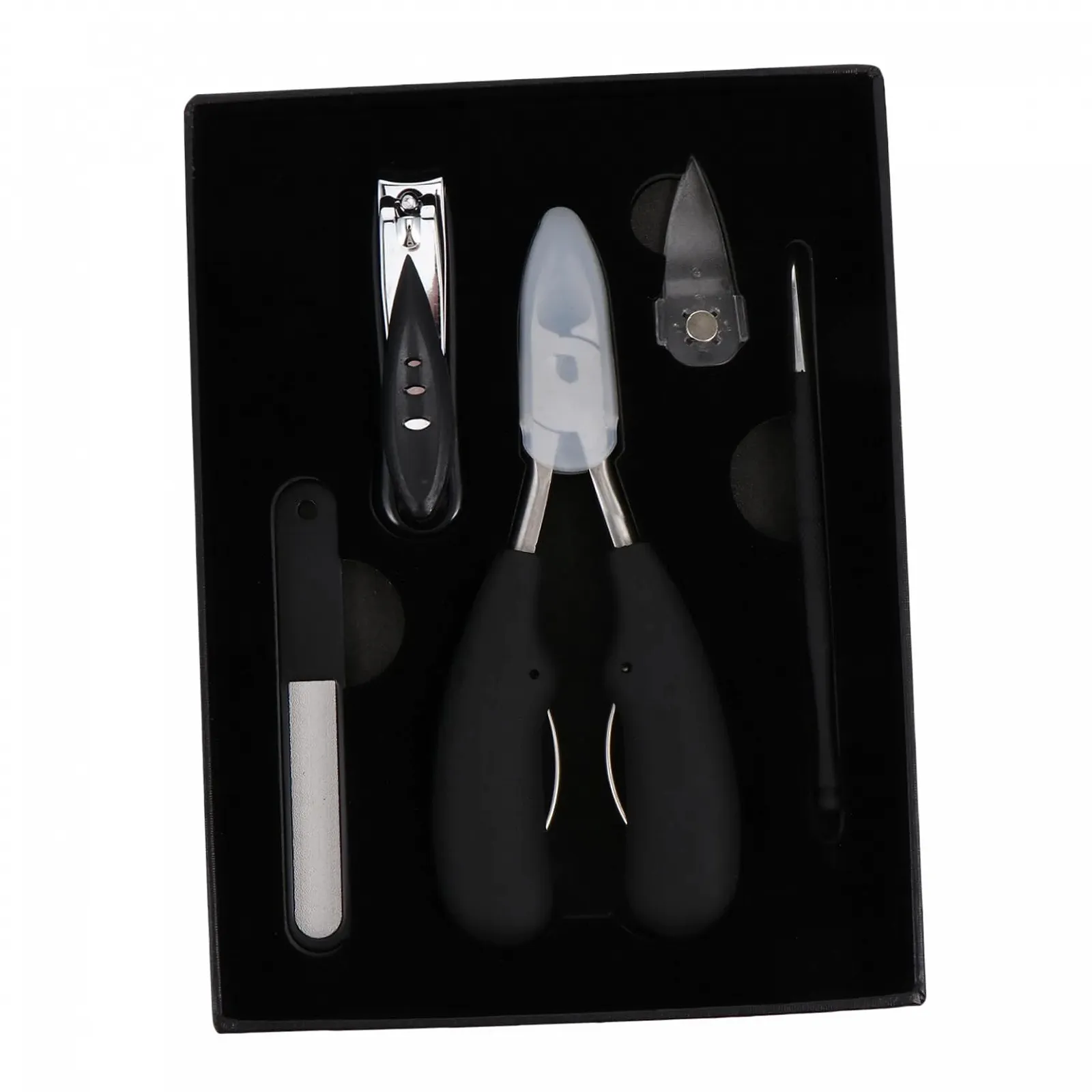 Набор для ногтей PACKOVE из нержавеющей стали, черный, фото №1 Набор для ногтей PACKOVE из нержавеющей стали, черный, фото №1
