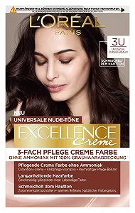 Стійка крем-фарба для волосся L'Oréal Paris Excellence Cream Universal Nudes 3U Темно-коричневий (Коричневий) - Фото 1