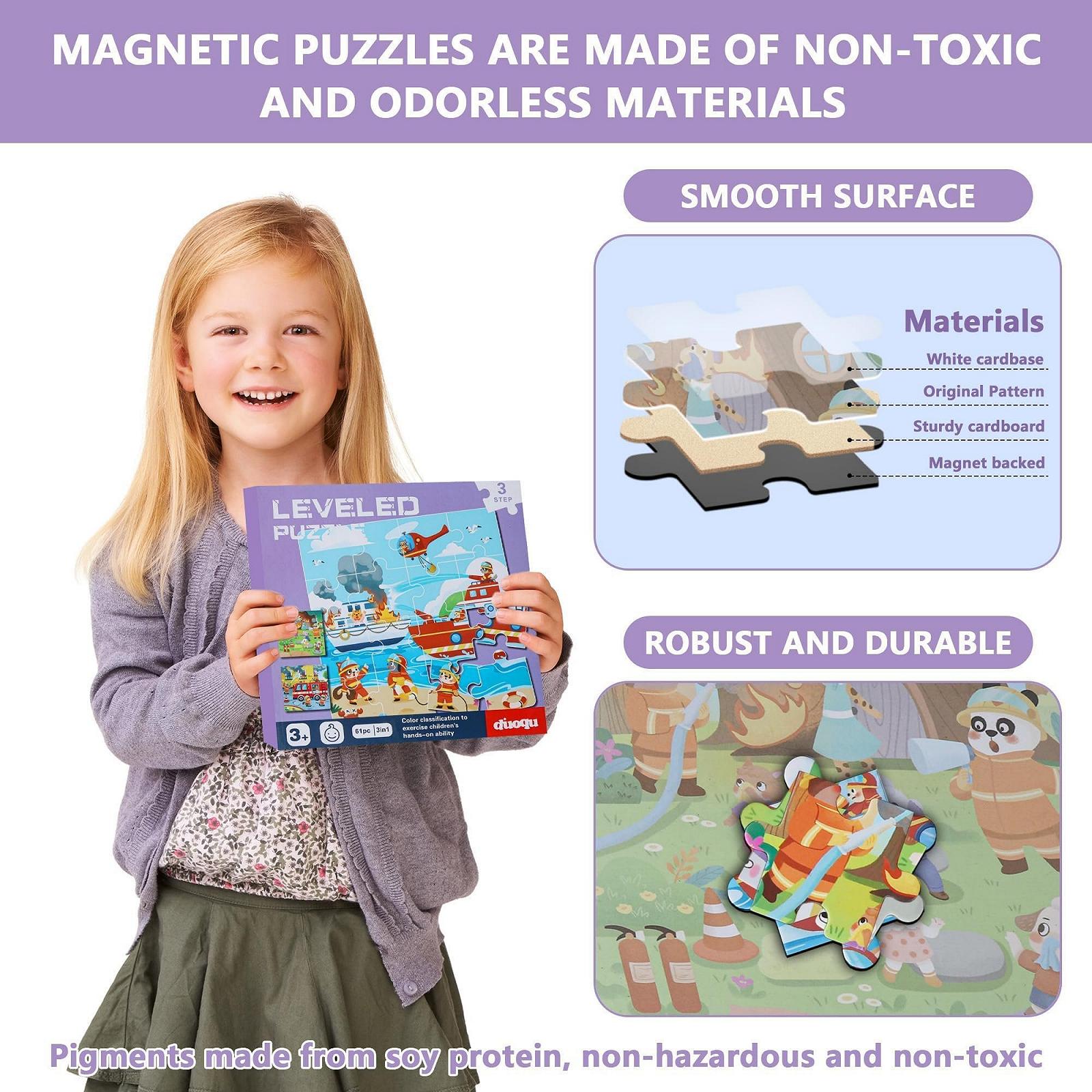 Магнитный пазл Fire Extinguishing 3-в-1 16-20-25 элементов, фото №1