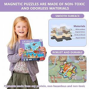 Магнитный пазл Fire Extinguishing 3-в-1 16-20-25 элементов - Фото 1