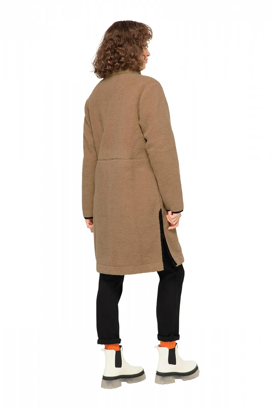 Пальто Teddy Lauras Teddy Fleece, комір-стійка, двостороння застібка-блискавка, 822179, фото №2 Пальто Teddy Lauras Teddy Fleece, комір-стійка, двостороння застібка-блискавка, 822179, фото №2