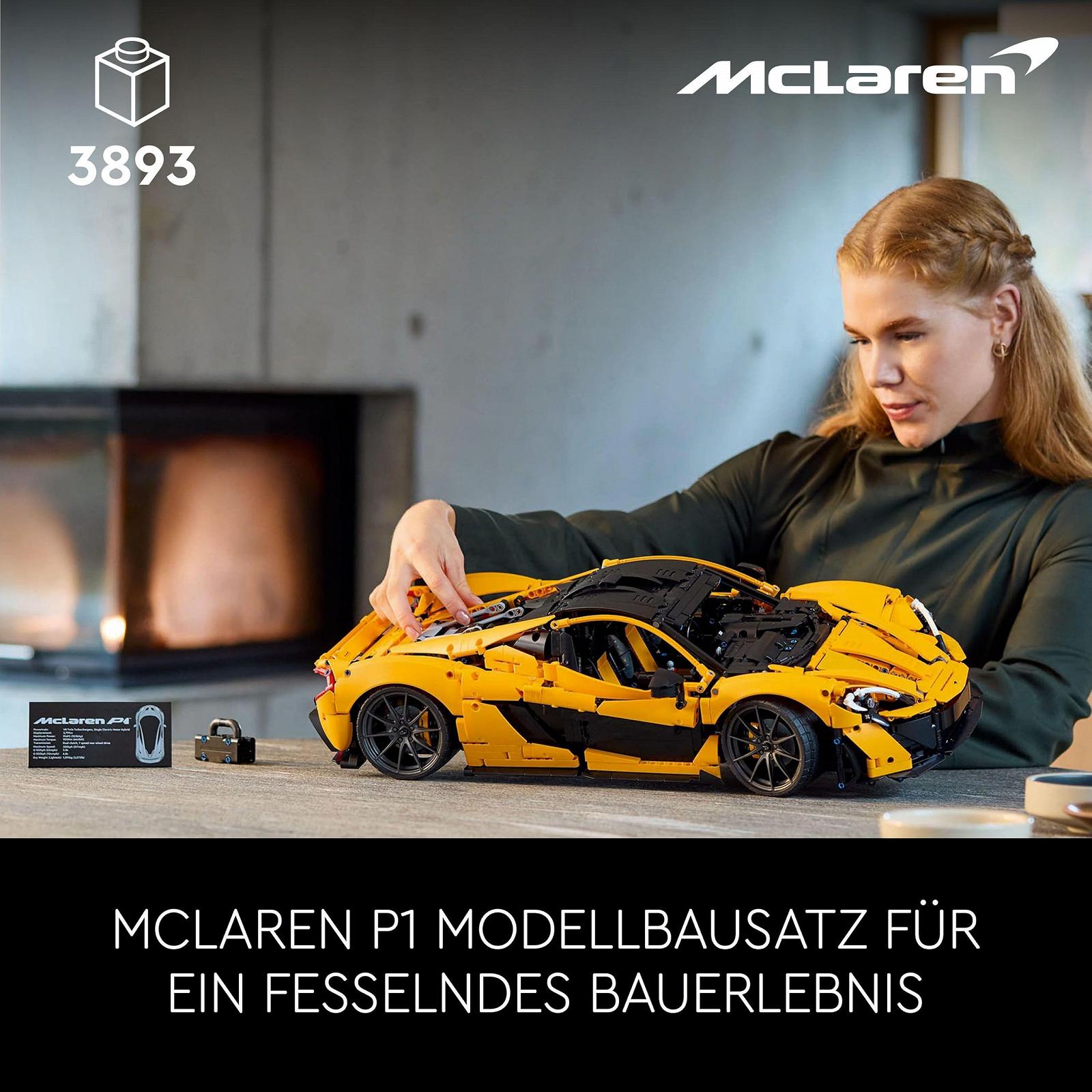 Конструктор LEGO Technic McLaren P1 Super Sports Car Set for Adults 42172, фото №3