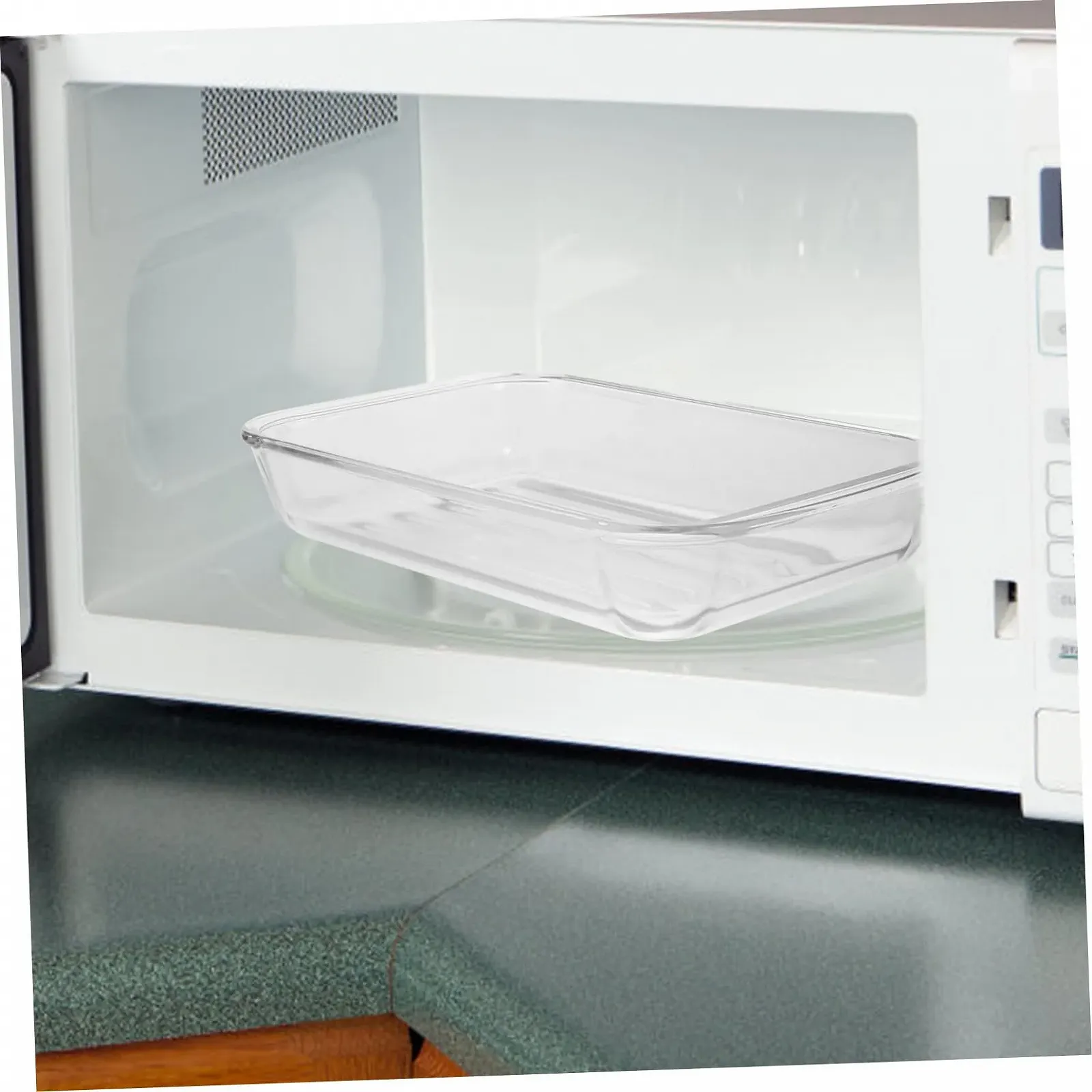 Форма для запікання скляна термостійка для духовки та мікрохвильової печі, легка та міцна, фото №6